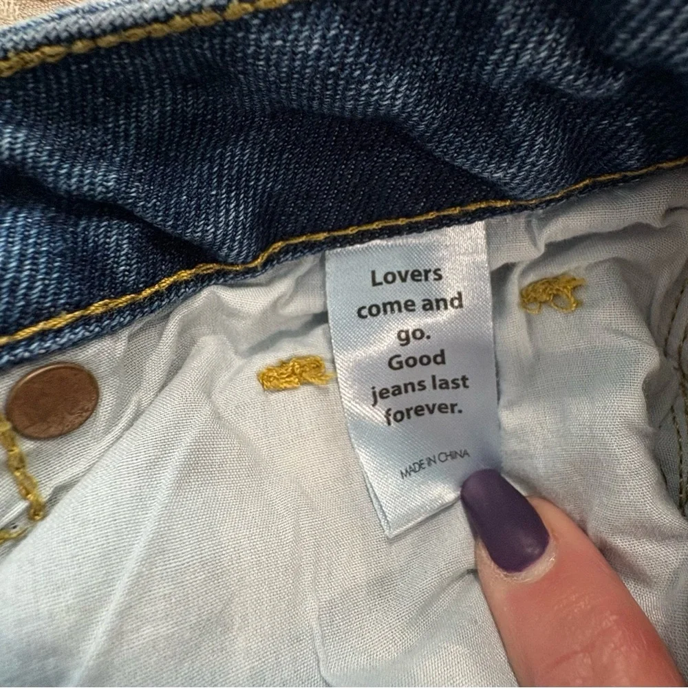 PacSun Two-Tone Blue Women's Jeans  W25/L30 90’s Boyfriend - Picture 9 of 11